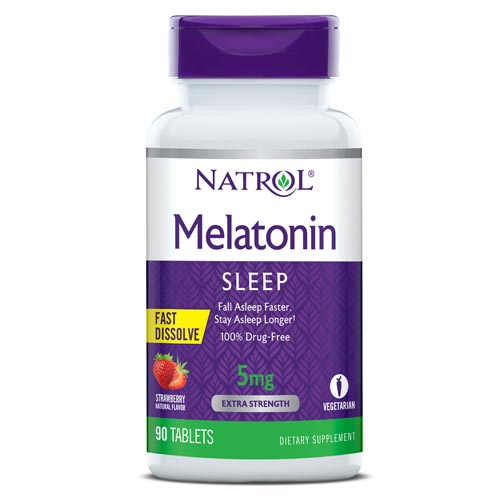 Natrol Time Release Melatonin in Bustle magazine