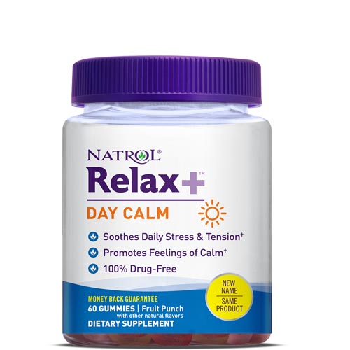 Natrol Relax+ Day Calm for daytime stress relief