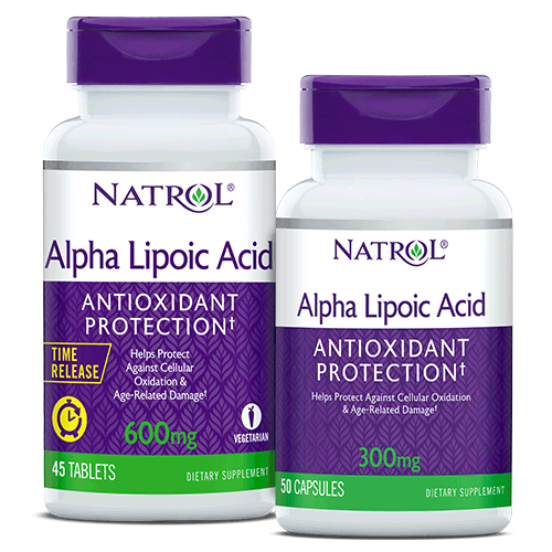 Natrol Alpha Lipoic Acid Antioxidant Protection supplements