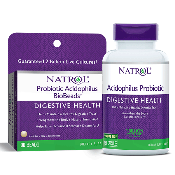 Natrol Probiotics Digestive Health supplements