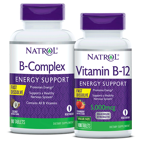 Natrol Vitamin B Energy Support supplements