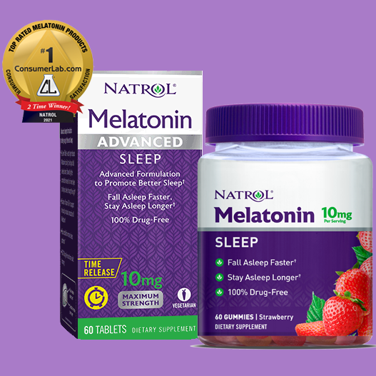 Natrol Melatonin Sleep Support supplements