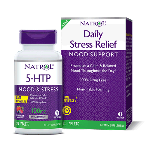 Natrol 5-HTP Mood & Stress supplements