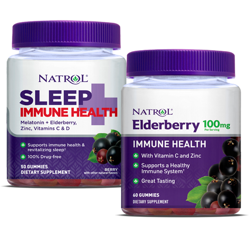 Natrol Elderberry Immune Health supplements
