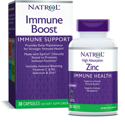 Natrol Zinc Immune Health supplements