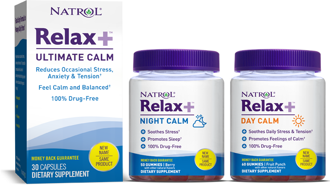 Natrol Relax+ products